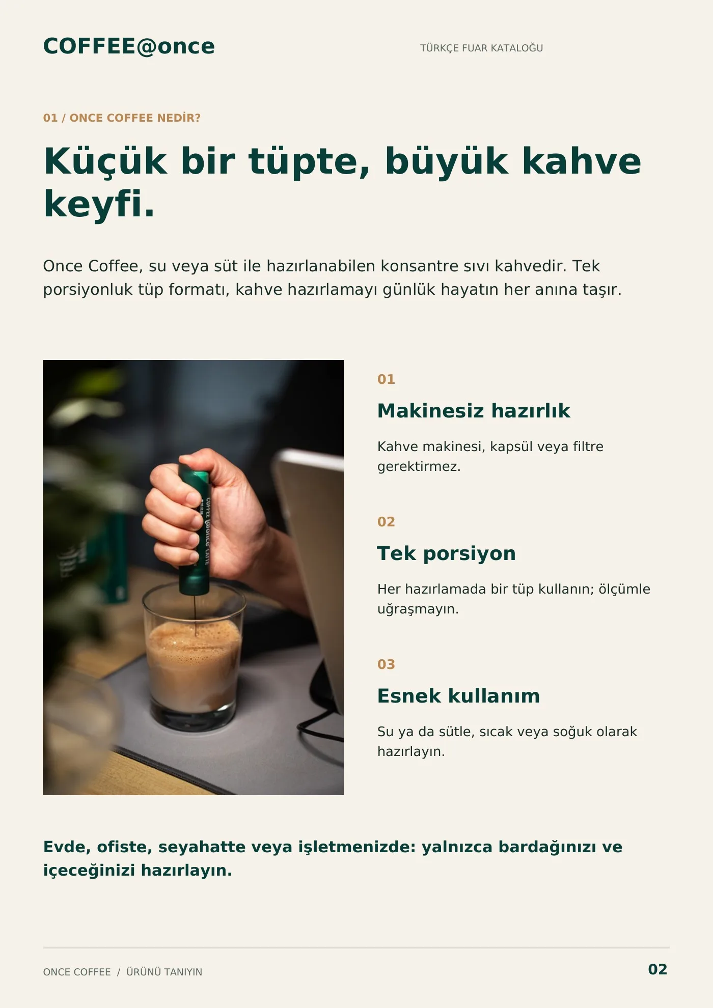 @Once Coffee · sayfa 2